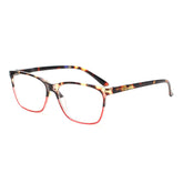 Reading Glasses for Men and Women with Classic Rectangular Lenses 246 Red